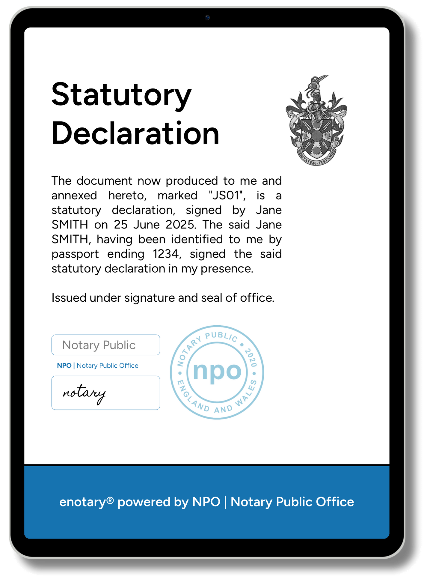 Statutory Declarations